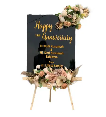 Papan Bunga Akrilik Babat Toman