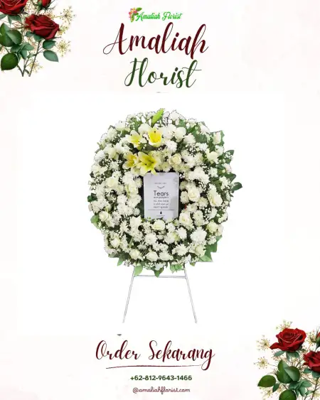 Krans Bunga Duka Babat Toman