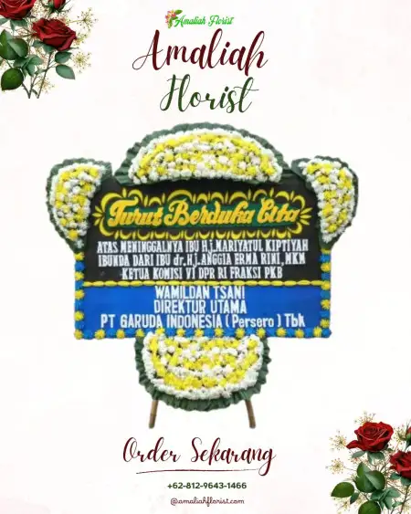 Papan Bunga Duka Babat Toman